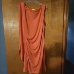 Calvin Klein orange dress